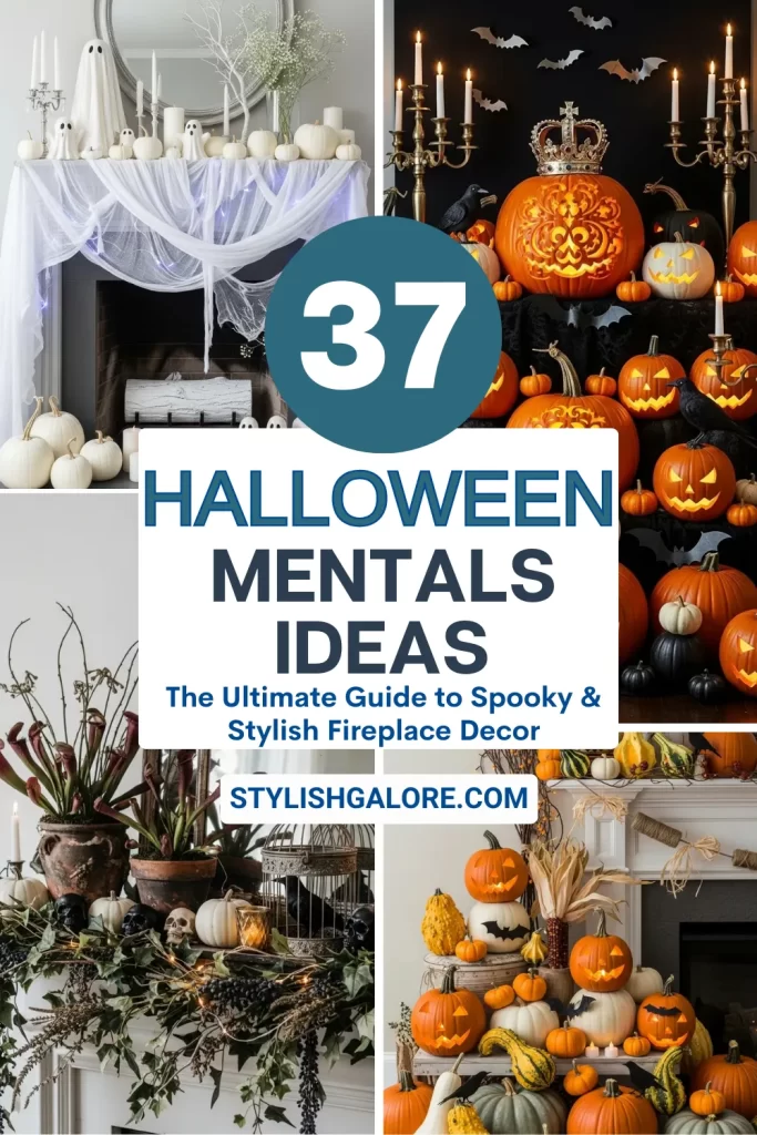 Halloween Mantel Decor