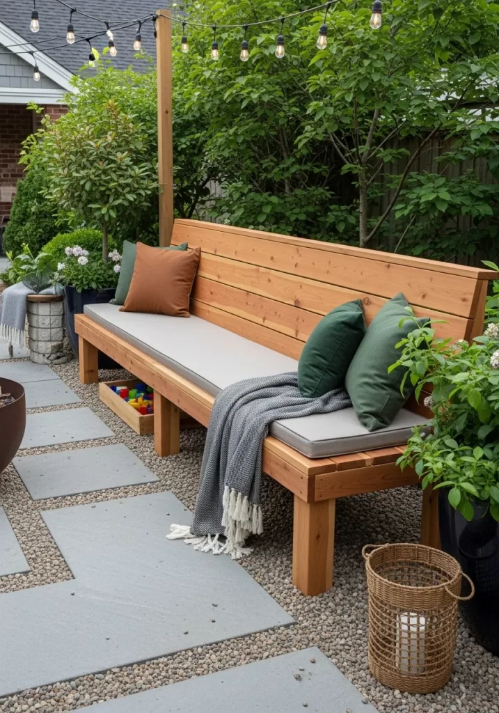 The Cozy Backyard Bench
