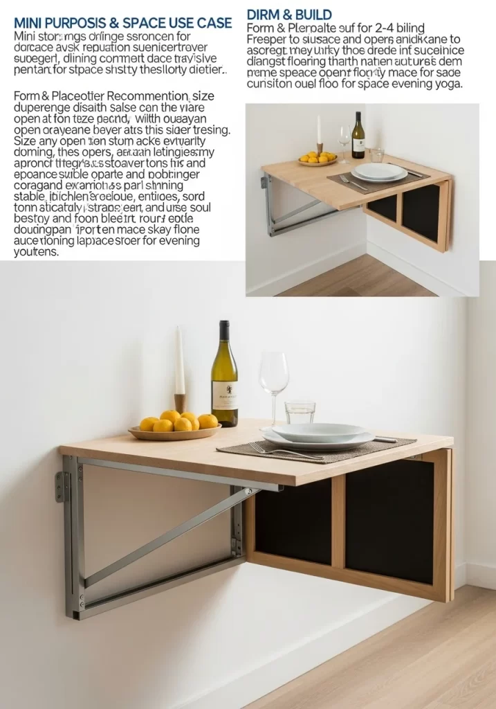 The Fold-Down Corner Table