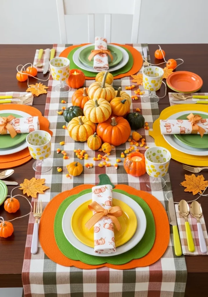 Playful Pumpkin Tablescape