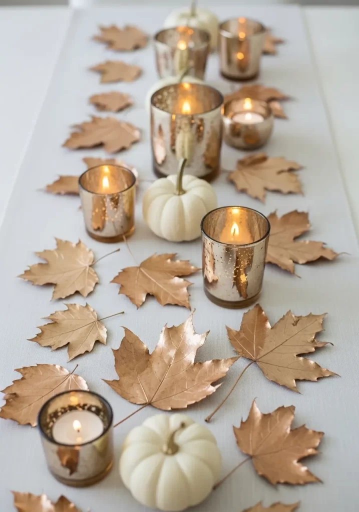 Golden Leaf Centerpiece