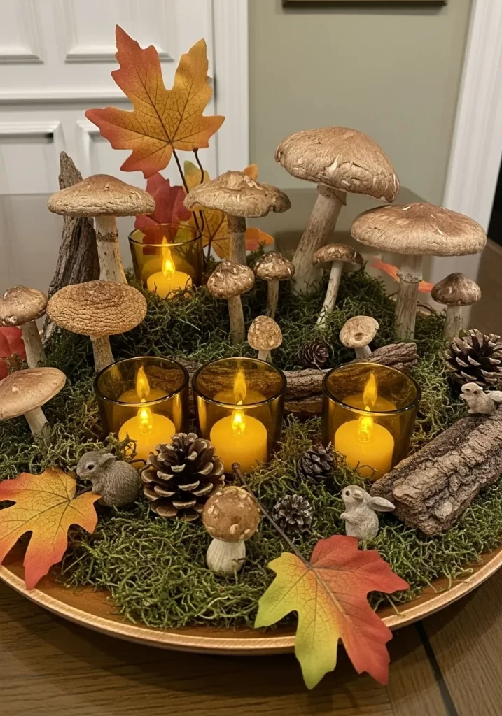 Whimsical Mushroom Garden