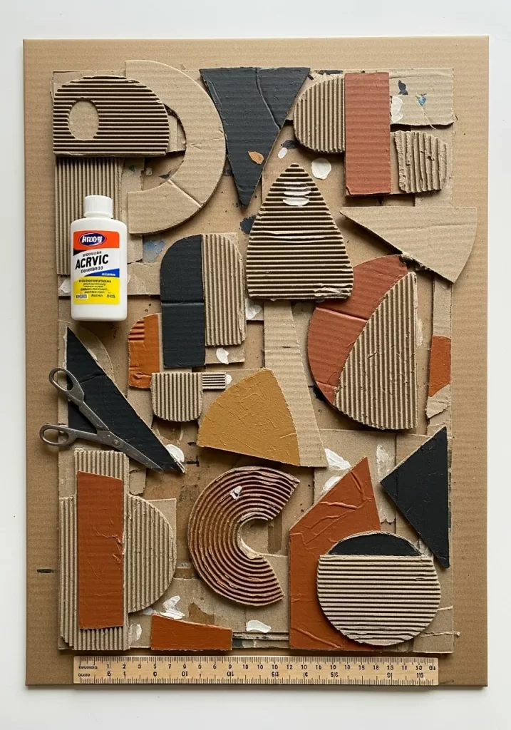 Textured Cardboard Canvas