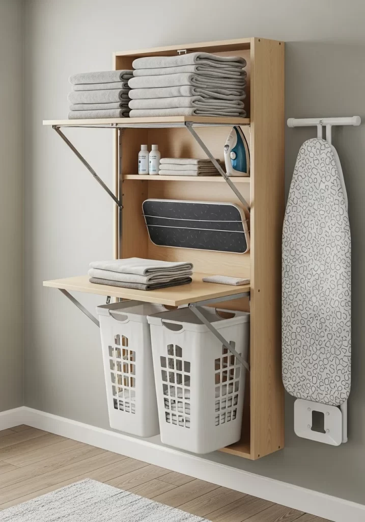 The Fold-Away Laundry Station