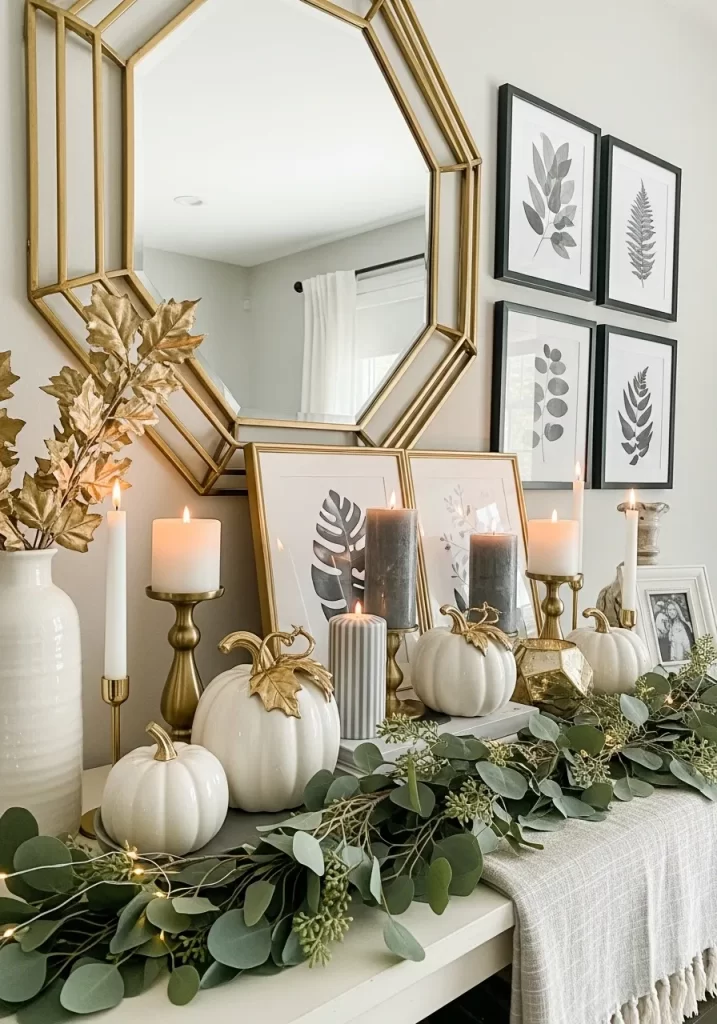 Gilded Greens & Modern Neutrals