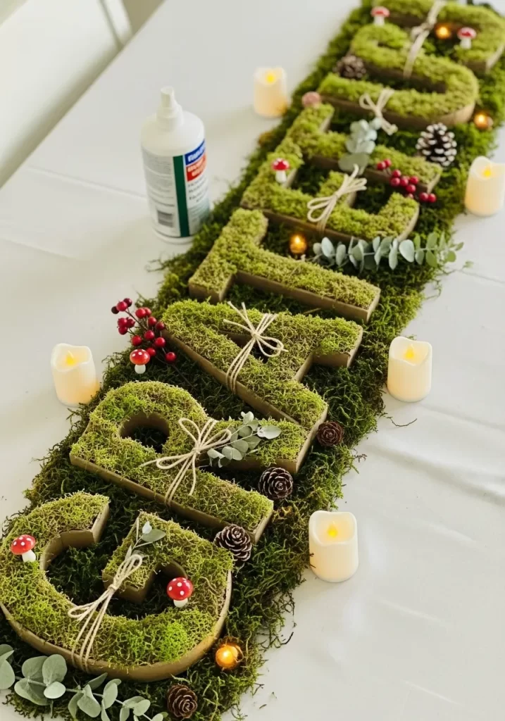 Mossy "Grateful" Garland