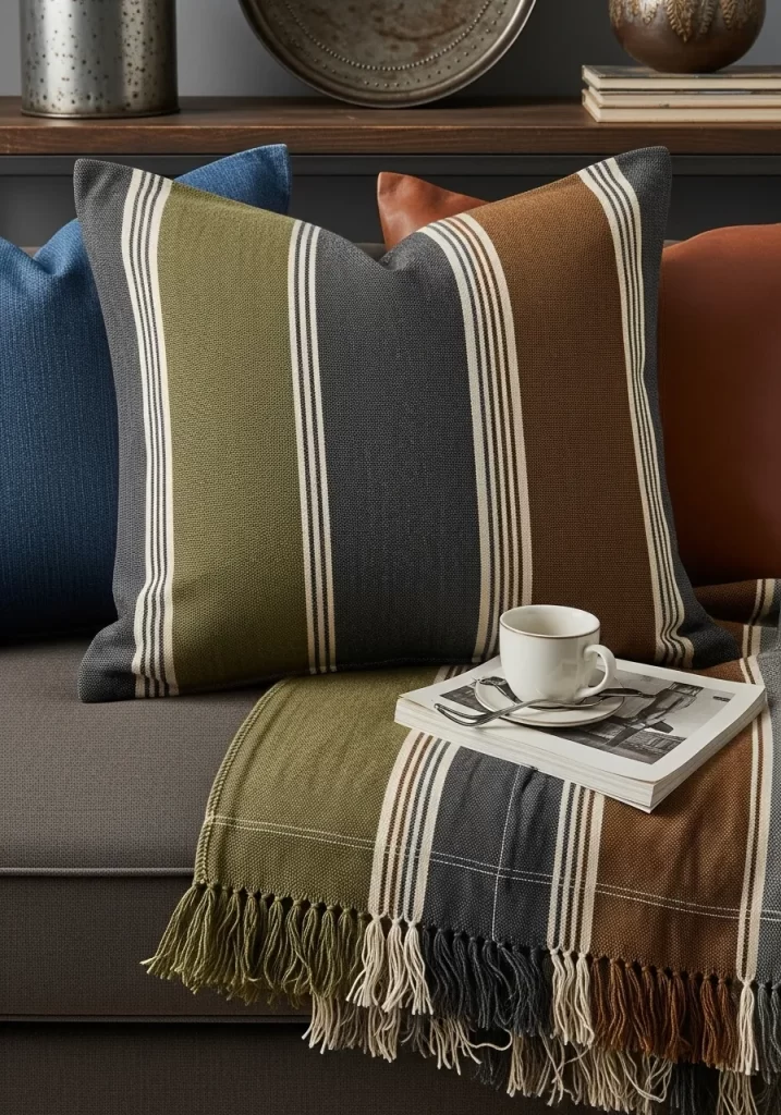 Striped Harvest Throw