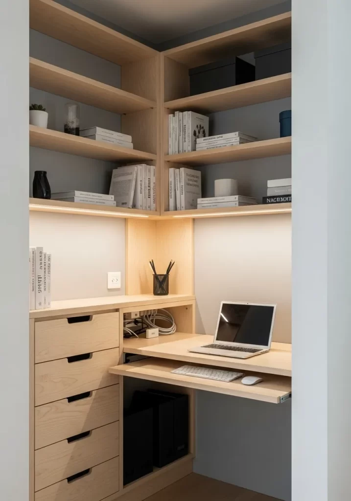 The Compact Corner Command Center