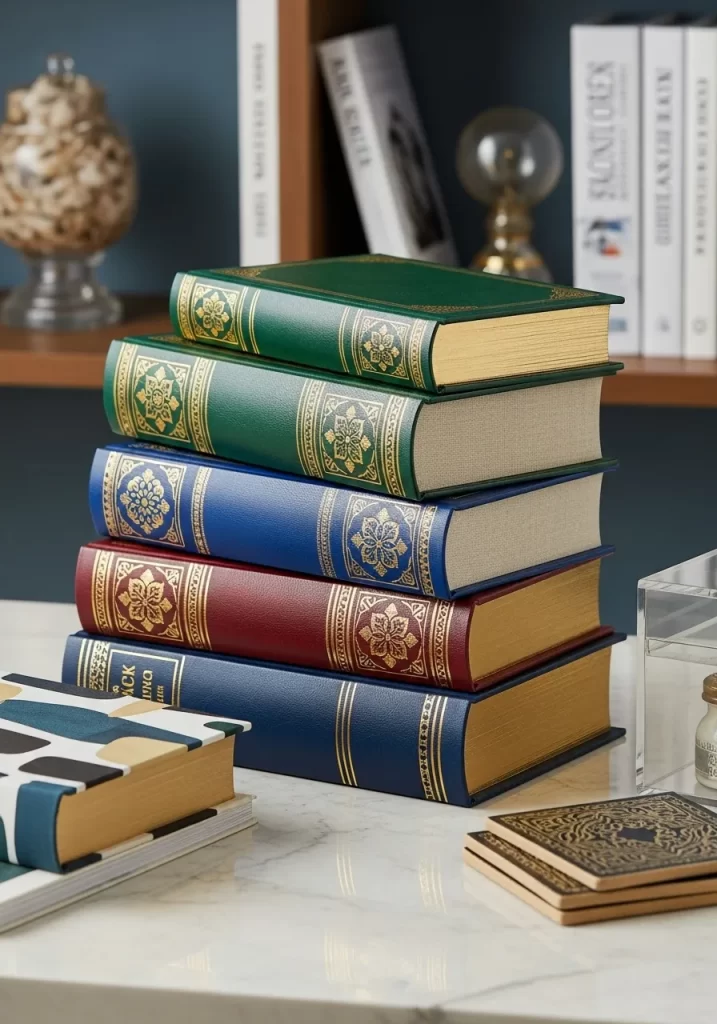 The Classic Decorative Book Stack