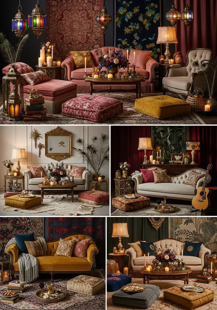 The Jewel-Toned Bohemian Salon The Jewel-Toned Bohemian Salon