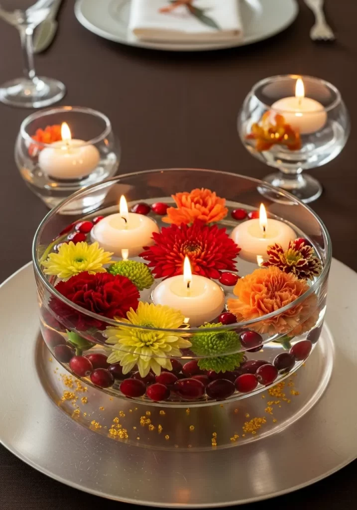Floating Fall Blossom Bowl