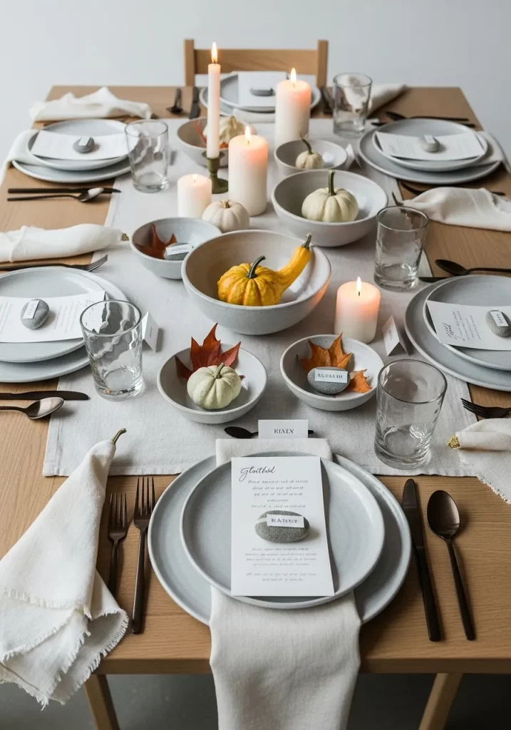 The Modern Minimalist Thanksgiving