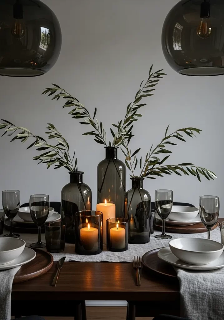 The Minimalist Olive Branch Setting