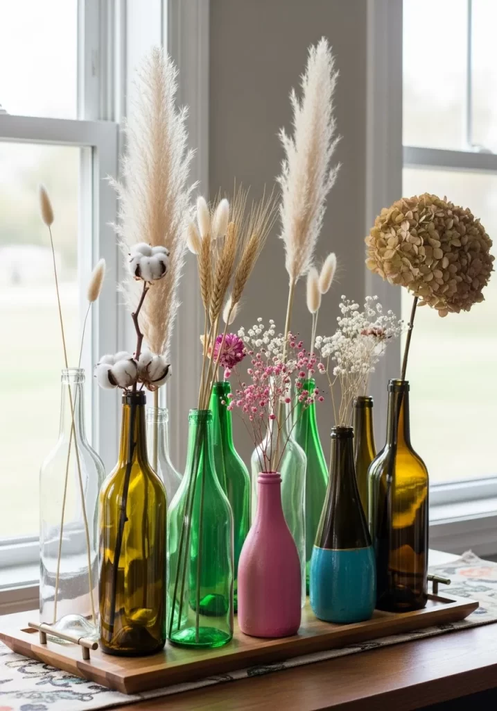 An Eclectic Fall Tabletop Arrangement