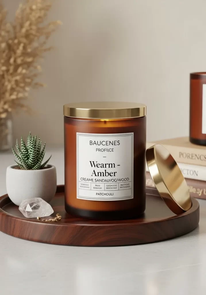  Warm Amber & Sandalwood