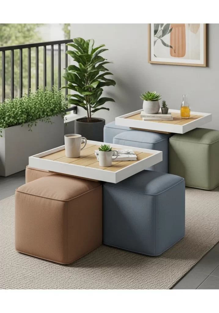 The Modular Cube Ottomans