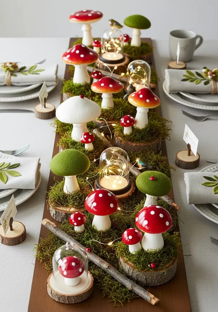 The Enchanted Forest Mushroom Path