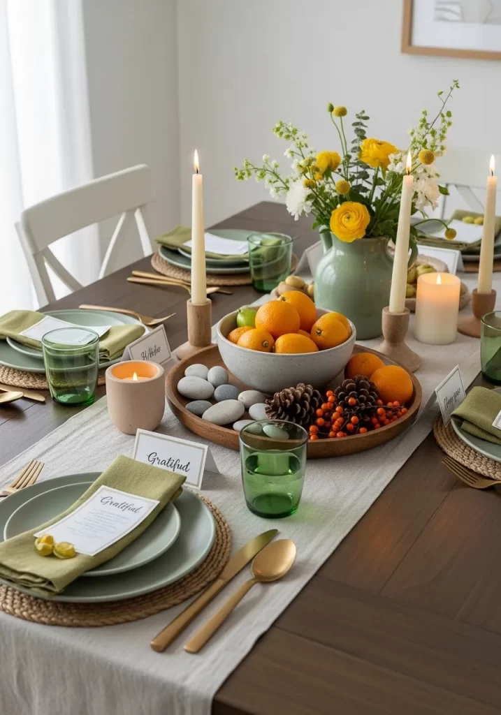 The Abundant Grateful Table Setting