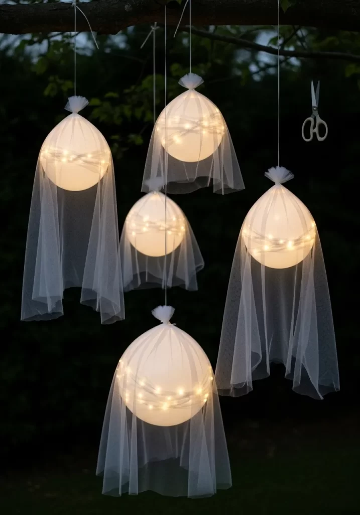 Floating Ghost Lanterns