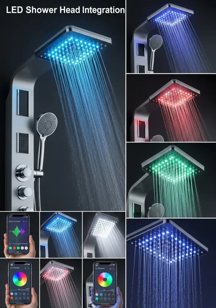 The Chromatherapy Shower System