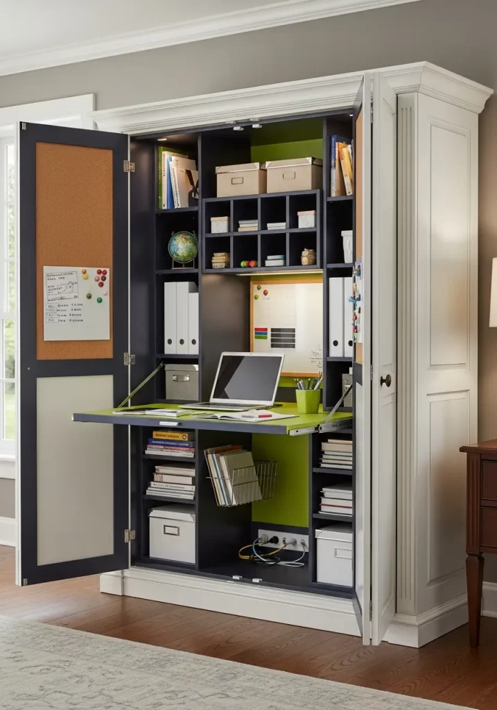 The Concealed Office Armoire