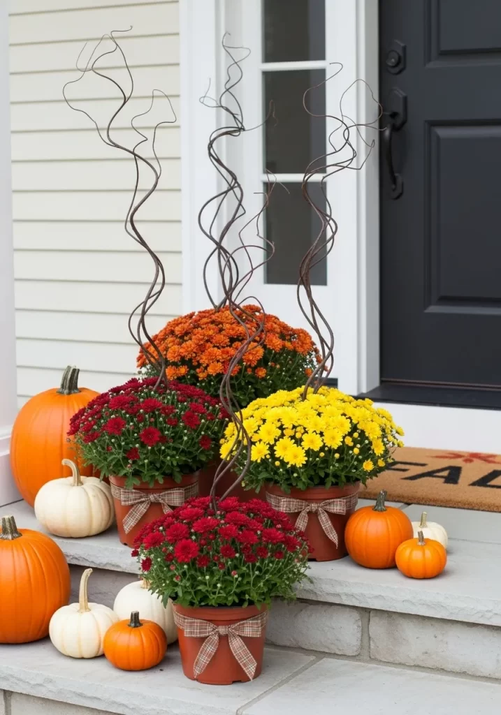 The Welcoming Autumn Stairway