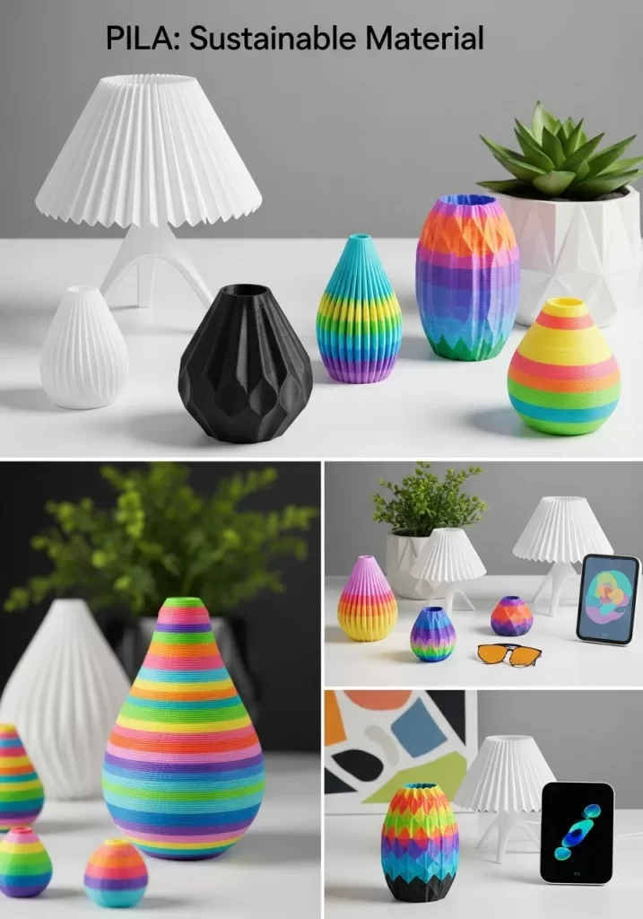 Pila 3D-Printed Home Accents