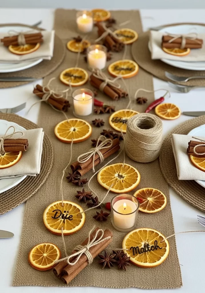 Spiced Orange Slice & Cinnamon Runner