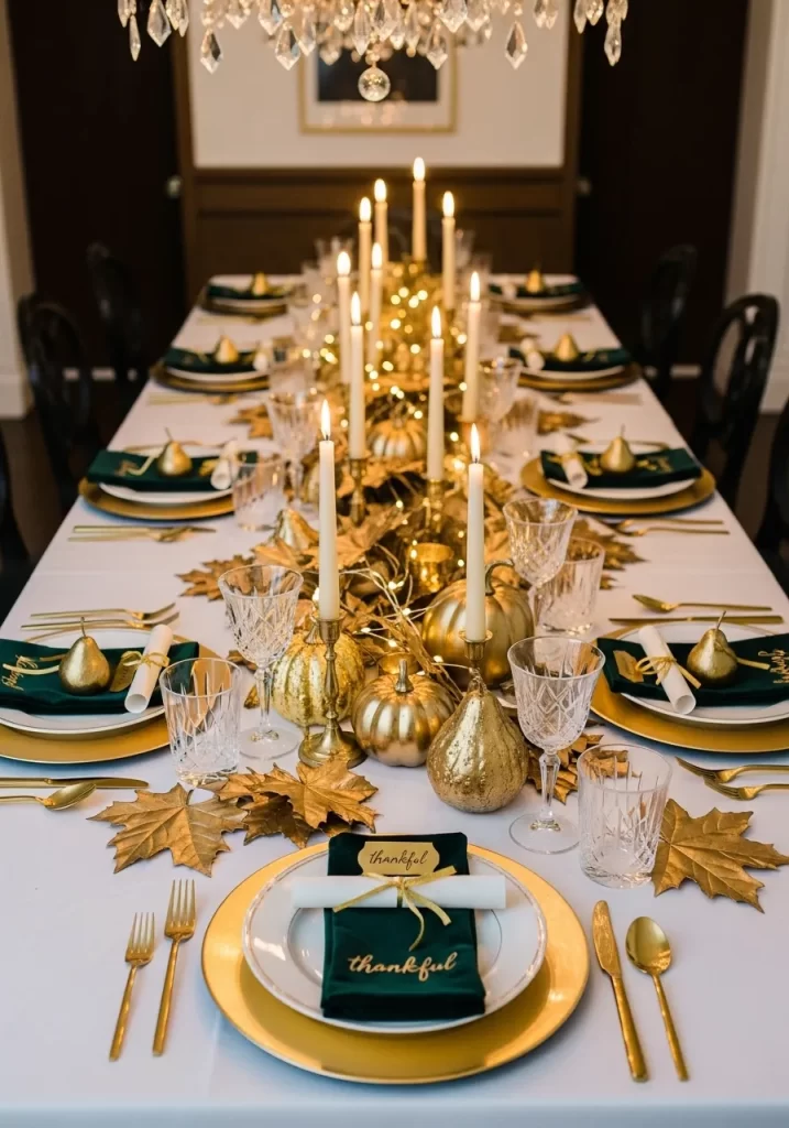 The Regal Gold & Emerald Feast