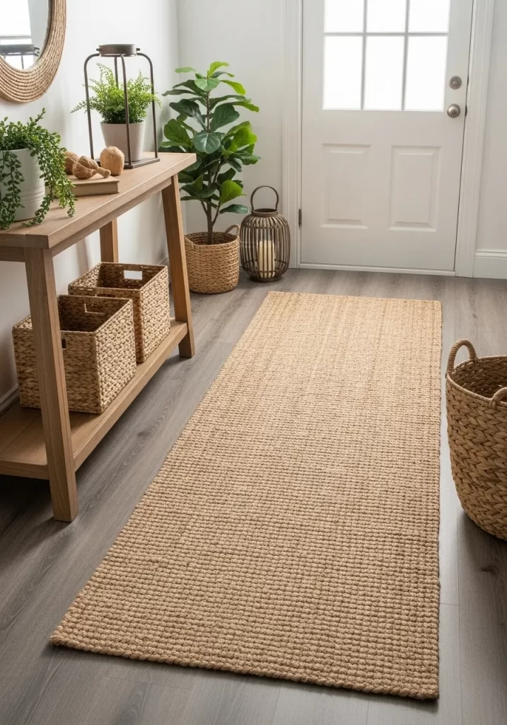 The Textured Jute Entryway Runner