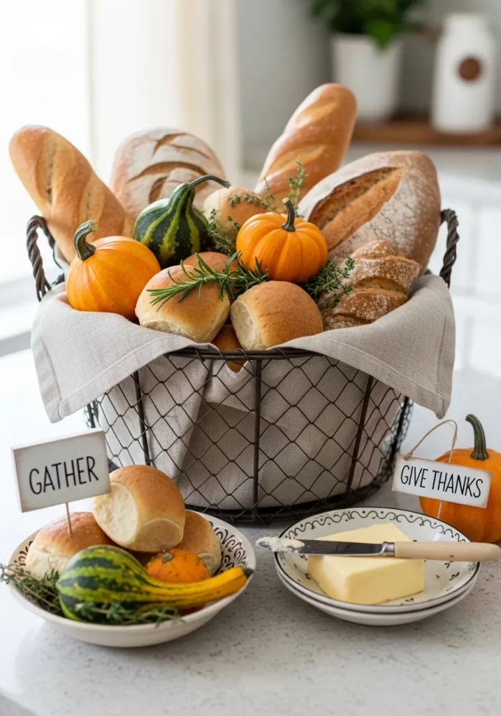  Abundant Bread Basket Display