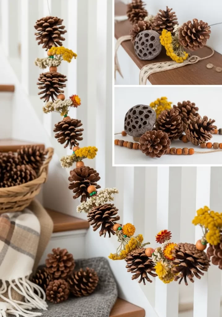 A Natural Dried Floral Garland