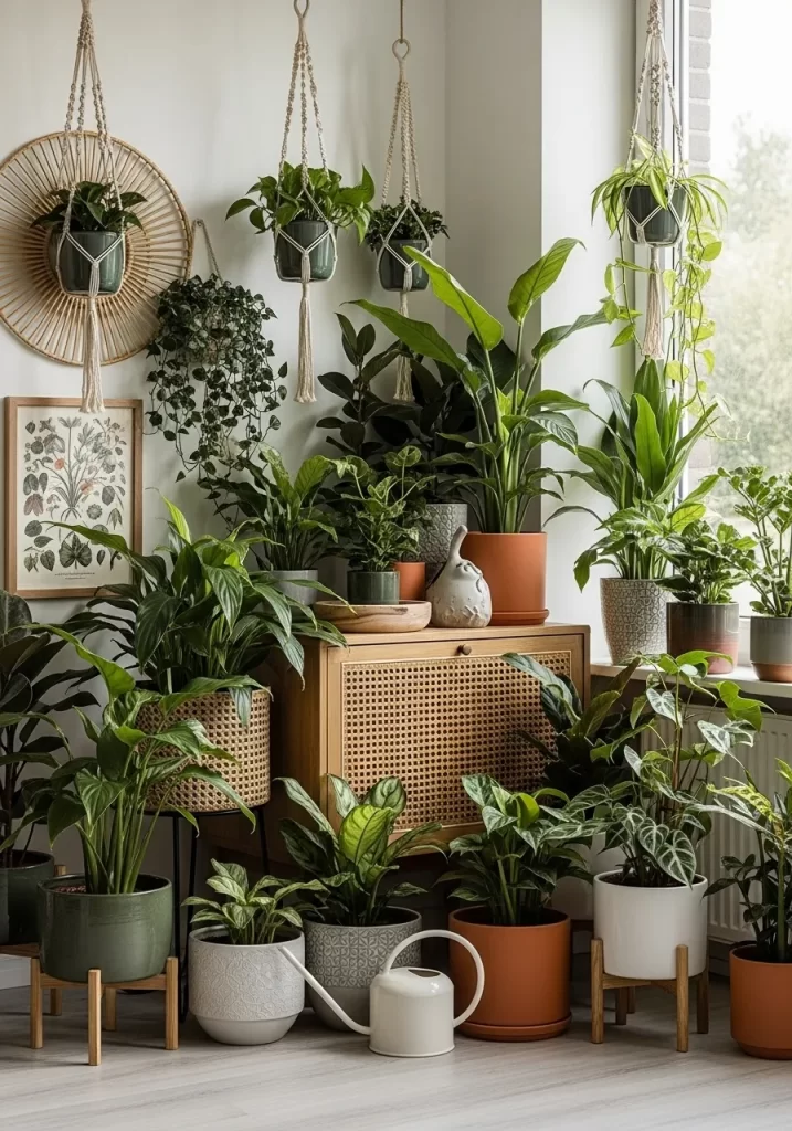 The Lush Indoor Plant Oasis