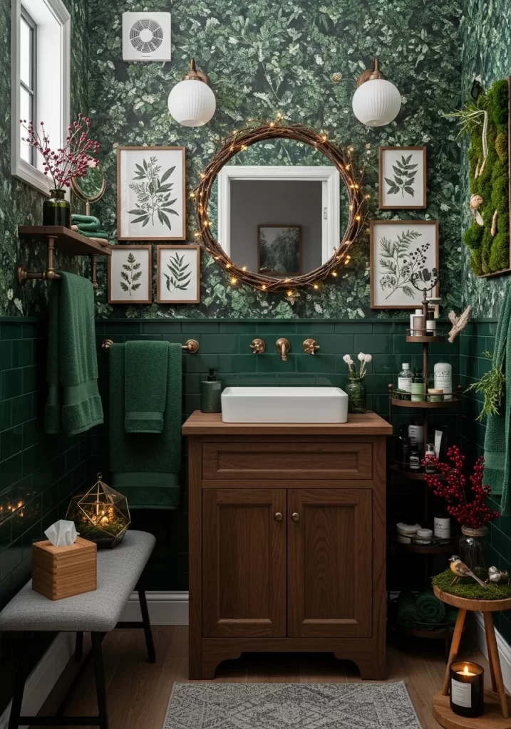 The Enchanted Forest Powder Room