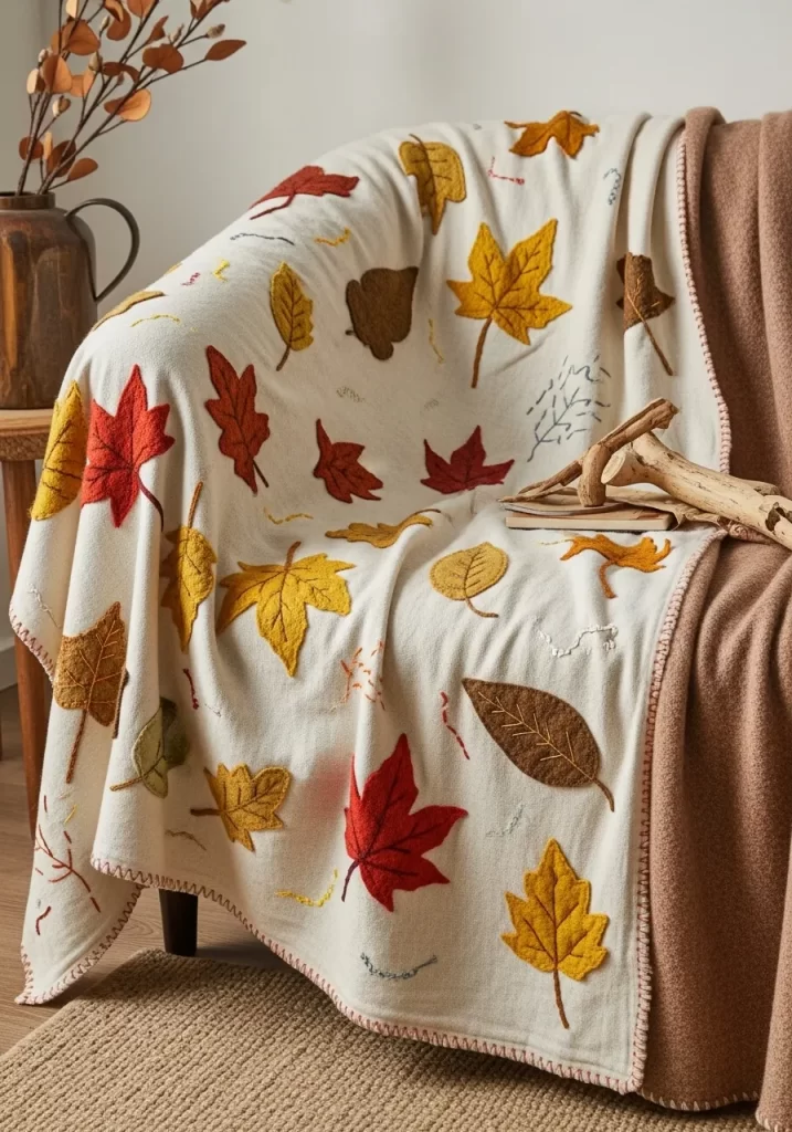 Falling Leaves Throw