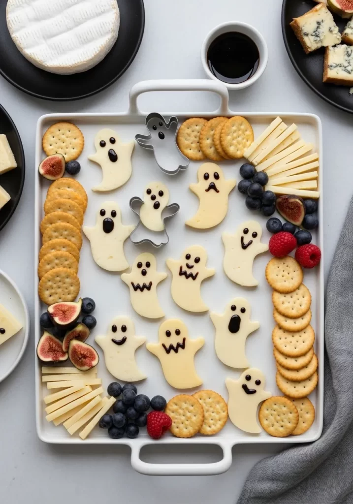 Spooky Cheese Board