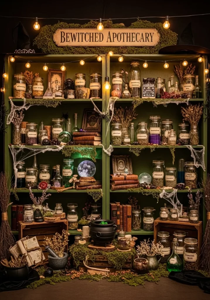 The Bewitched Apothecary Shelf
