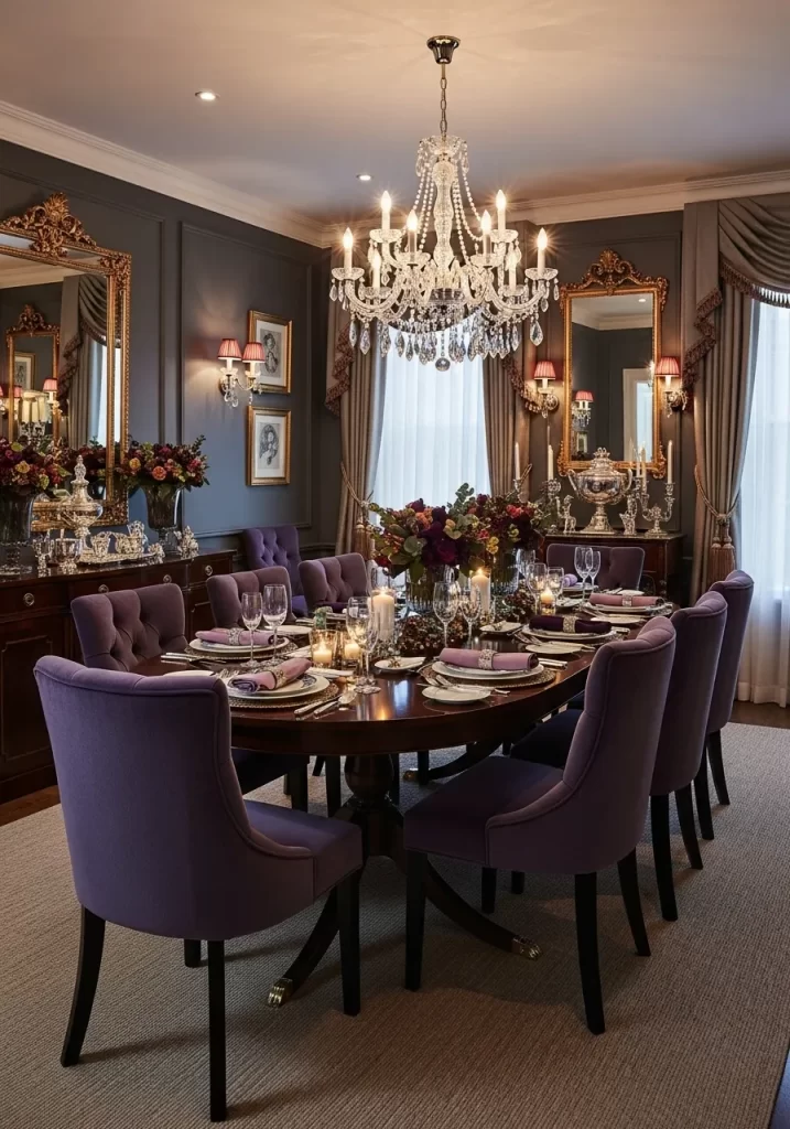 The Regal Plum Dining Room