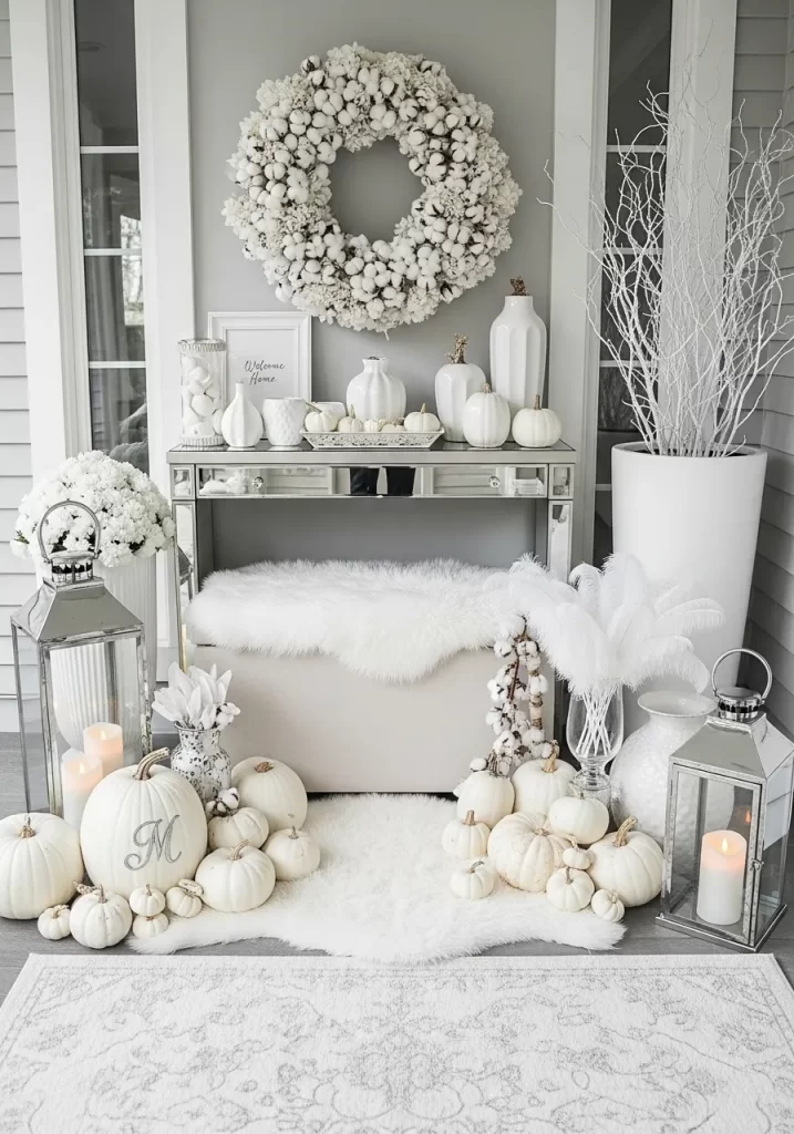 Elegant Monochrome Foyer