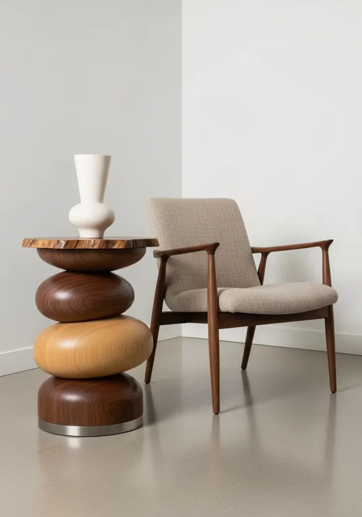 The Sculptural Accent Table