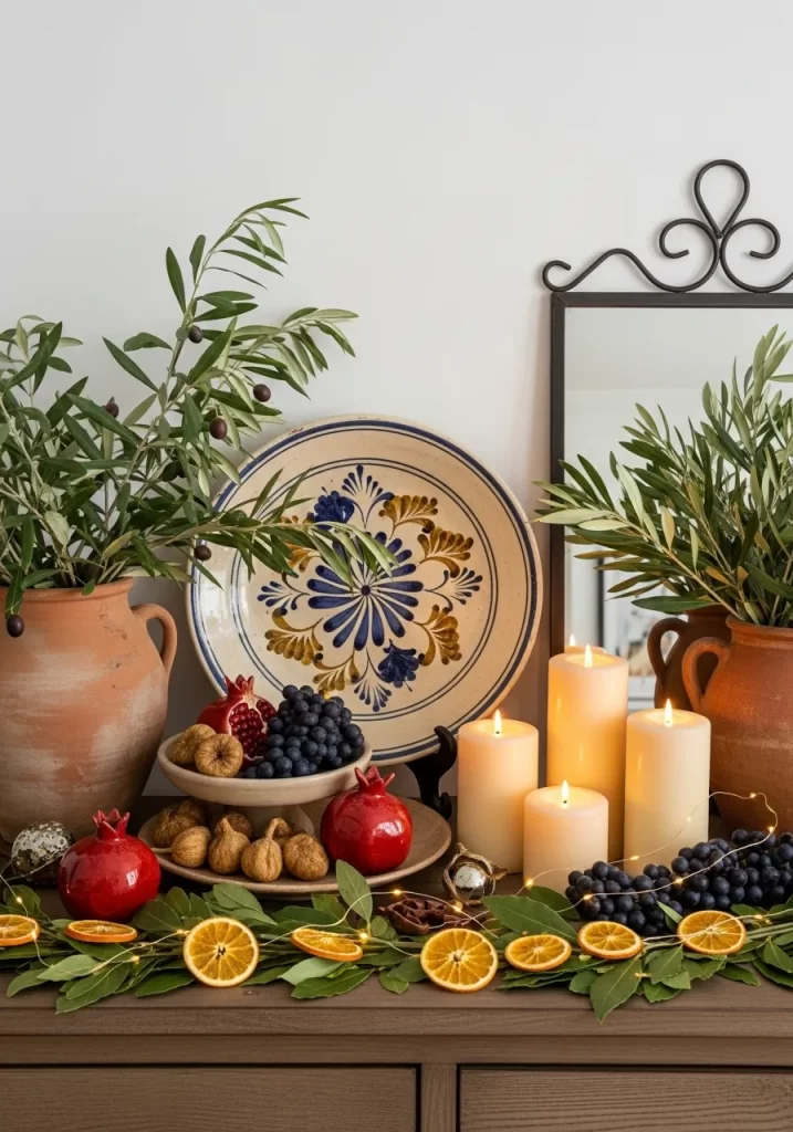 Mediterranean Harvest Mantel