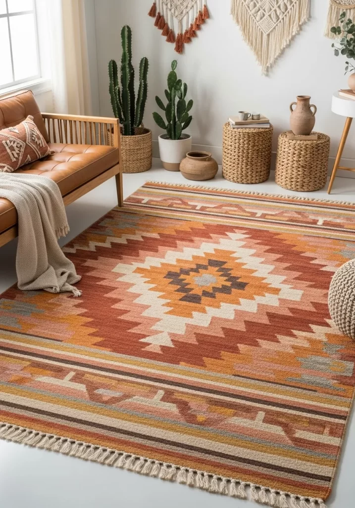 The Southwestern Terra Cotta Rug