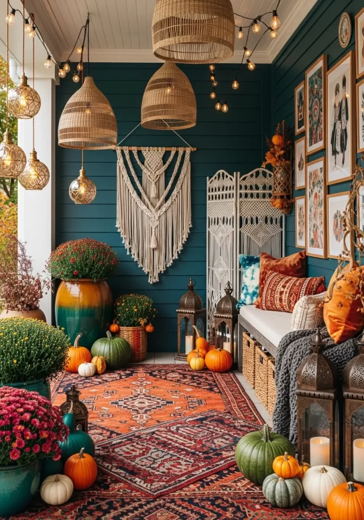 Bold Bohemian Porch