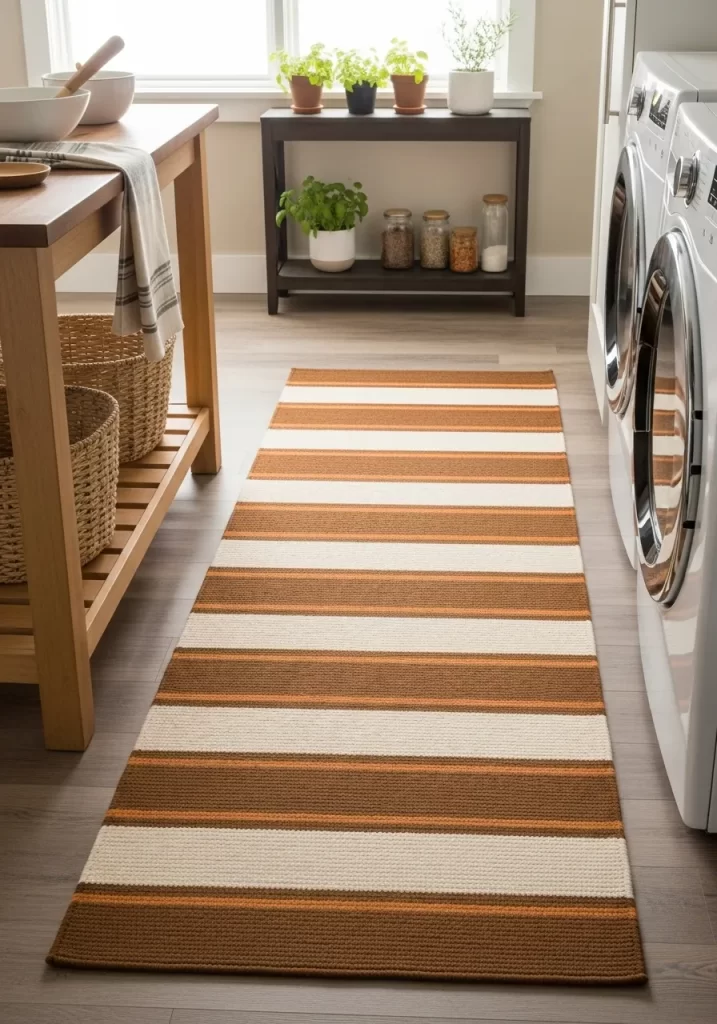 The Striped Earth Tones Runner