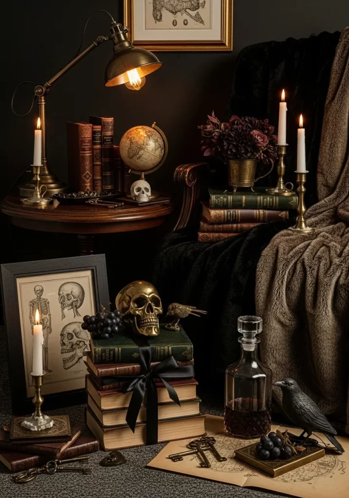 Dark Academia Library