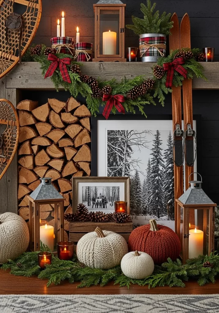 Cozy Cabin Retreat Mantel