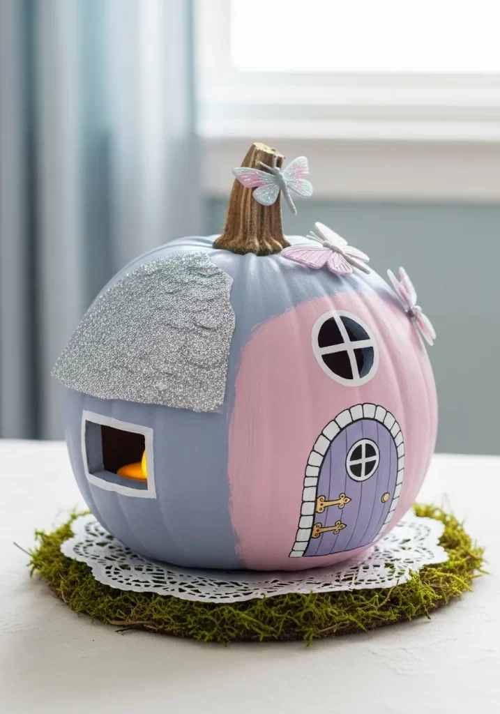 Enchanted Fairy Cottage Pumpkin