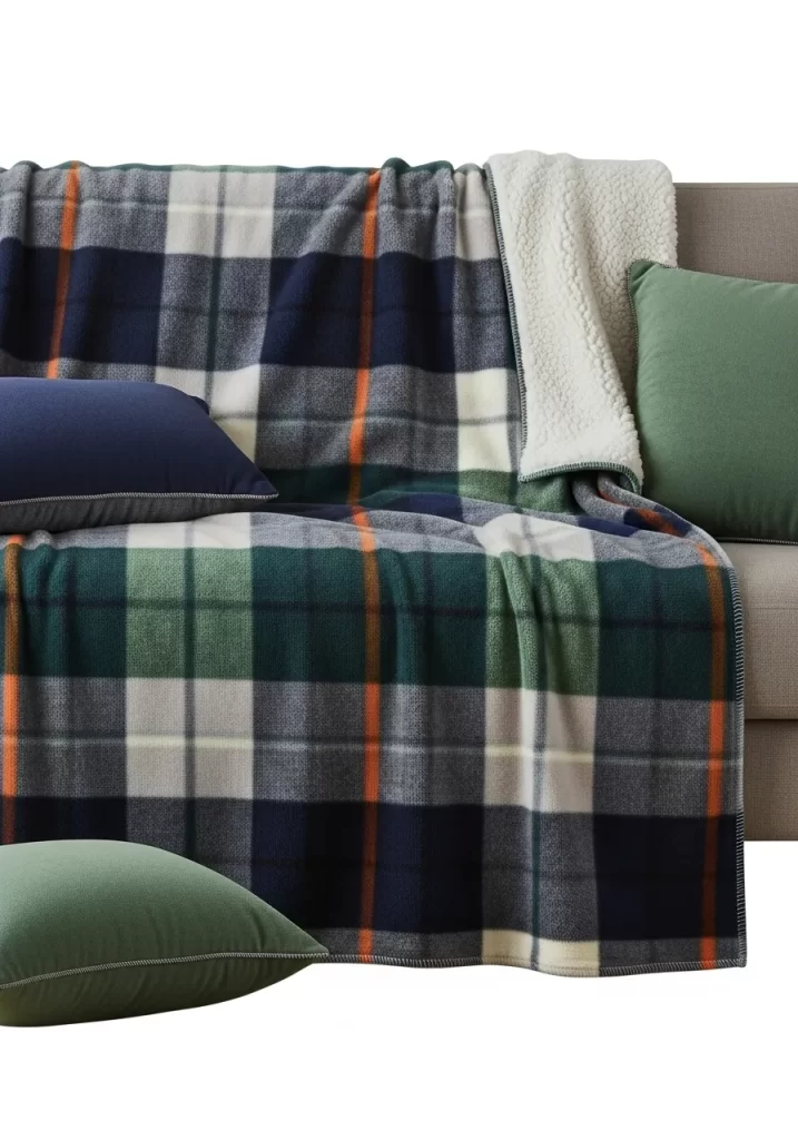 Reversible Plaid & Sherpa