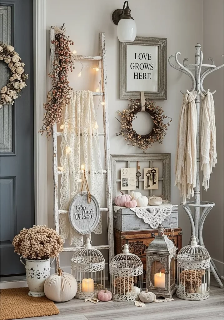 Shabby Chic Autumn Welcome