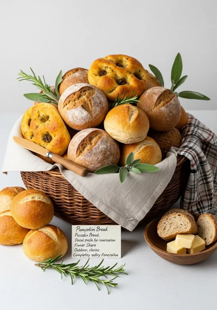Rustic Bread Basket Bounty